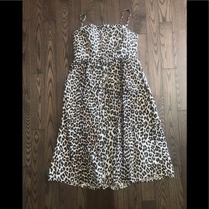 H & M leopard print dress
